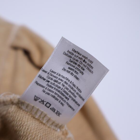 VERONICA BEARD Analeigh Sweatshirt Sand Long Puff Sleeve Pullover Women's XS - Picture 16 of 16